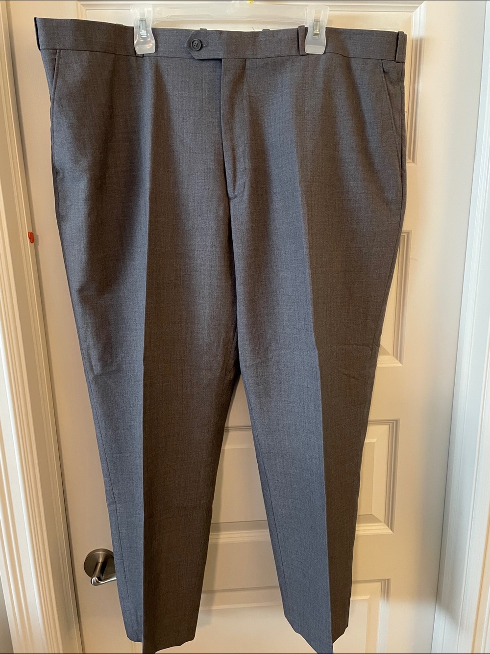 Joseph & Feiss Charcoal Gray Dress Pants - Tailored Flat Front
